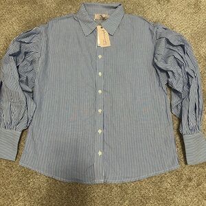 Blue Striped Women’s Shirt